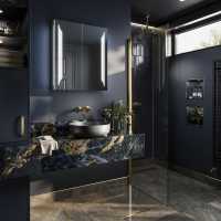 HiB Dimension 60 LED Bathroom Mirror Cabinet - 54600