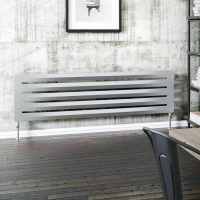 Drifter 410 x 1200mm Designer Radiator White Aluminium Matt - DQ Heating