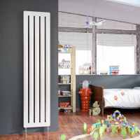 DQ Drifter 1800 x 325 Vertical Radiator White