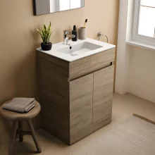 Villeroy & Boch Subway 2.0 440mm Bathroom Vanity Unit 1 Drawer Soft Grey