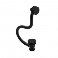 Matt Black Easyclean Sprung Plug Bath Waste - Nuie