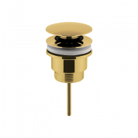 Brushed Brass - Sprung Basin Waste / Universal Slotted or Unslotted