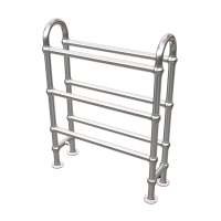 Abacus Aquila Brush Steel Bathroom Towel Rail 800 x 500mm