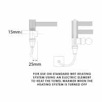 Burlington Electric Heating Kit - Chrome