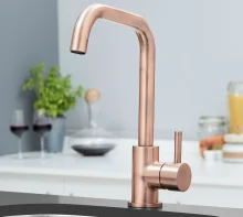 Rievaulx Copper Pull Out Kitchen Sink Mixer Tap