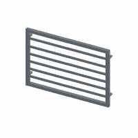 Abacus Metro Bathroom Towel Rail - 578 x 800mm - Grey Textured