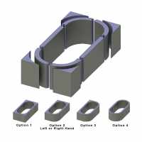 Abacus Elements Series 1 Oval-Design Tileable Bath Surround Kit