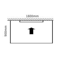 Abacus Tileable Square Shower Tray 1500 x 1500mm Corner Drain