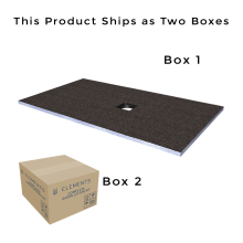 Abacus Level Access Wetroom Kit 1500 x 800 x 30mm Square Centre