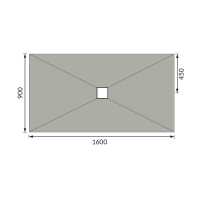 Abacus Level Access Wetroom Kit 1200 x 1200mm Centre Waste