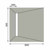 Abacus Elements Tileable Linear Waste Cover 700mm