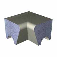 Abacus Elements Tileable Wetroom Shower Seat Internal Mitre Cut Corner