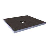 Abacus Tileable Square Shower Tray 1200 x 1200mm Centre Drain