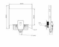 Easi Plan Modular Basin Fixing Frame - White