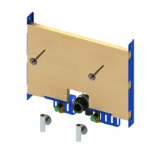 Abacus Modul Two Basin Fixing Frame With Bottle Trap