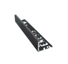 Genesis Square Metal Edge Tile Trim 12mm - Gunmetal