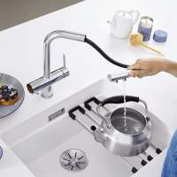 Blanco Etagon 500 U Granite Kitchen Sink - Rock Grey