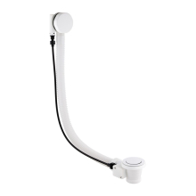 White Pop Up Bath Waste and Overflow