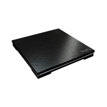 EasyFit Square Allure Brushed Black Waste Cover