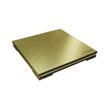 EasyFit Square Allure Brushed Gold Waste Cover