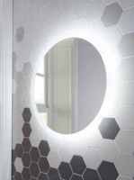 Eclipse Round Back Lit LED Bathroom Mirror - 800mm