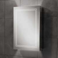 HIB Edge 50 Illuminated LED Bathroom Cabinet - 500mm