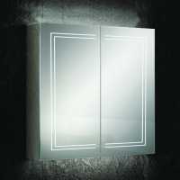 HIB Edge 80 Illuminated LED Bathroom Cabinet - 800mm