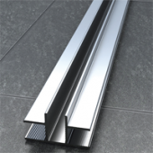 Abacus X Series Straight Connecting Channel - 10mm Thick Glass