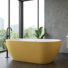 Queen 1700 x 750mm RAL Coloured Freestanding Bath