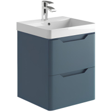 Scudo Ella 500 Twighlight Blue Wall Hung Vanity Unit