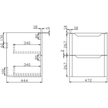 Scudo Classica 500 Chalk White WC Unit