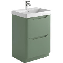 Scudo Ella 600 Sage Green Vanity Unit