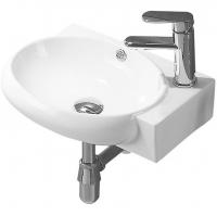 Synergy Emer 420mm 1 Right Hand Tap Hole Wall Hung Basin