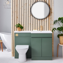 Scudo Aubrey Reed Green WC Unit