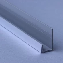 ALU-TRIM 10mm End U Aluminium Trim - Satin Silver