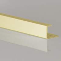 DuraPanel End U Cap Brushed Brass