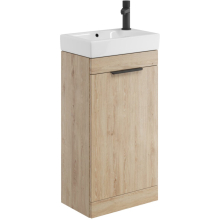 Scudo Esme 450 Davos Oak Cloakroom Vanity Unit