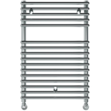 Estaires 500 x 730mm Round Chrome Towel Radiator