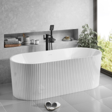 Barbary 1700mm White Freestanding Double Ended Bath