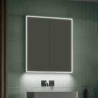 HIB Ether 50 Illuminated LED Bathroom Cabinet - 500mm
