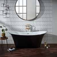 Bow Double Ended Freestanding Bath - 1800 x 800mm - Graphite - Holborn London 1855