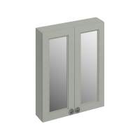 Burlington 60cm Olive Double Door Mirror Cabinet F6MO
