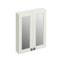 Burlington 60cm Sand Double Door Mirror Cabinet