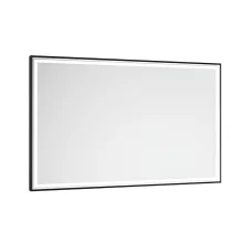Abacus Line 1200 x 600 Black Framed LED Mirror
