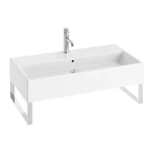 Abacus Concept Pure Basin 800 x 420mm 1 Tap Hole With Brushed Towel Hangers