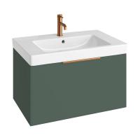 Abacus S3 Concepts Wall Hung Vanity Unit Pack 800mm - Matt Sage Green