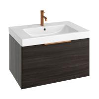 Abacus S3 Concepts Wall Hung Vanity Unit Pack 800mm - Wood Lava