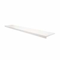 Abacus Simple Gloss White Bathroom Shelf 1800 x 320mm