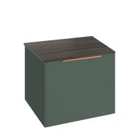 Abacus S3 Concepts Wall Hung Vanity Unit 550mm - Matt Sage Green