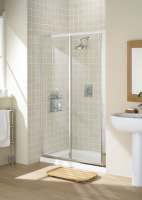 Lakes Showering spaces 1500 x 800mm Seated Shower Tray with In-Line Panel & Pivot Door